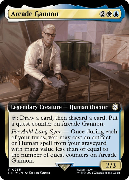 Image for Arcade Gannon (Extended Art) (Surge Foil) (935) (Universes Beyond: Fallout) - Magic: The Gathering