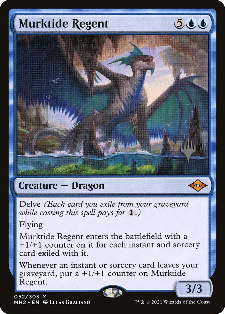 Image for Murktide Regent (52) (Promo Pack: Murders at Karlov Manor) - Magic: The Gathering
