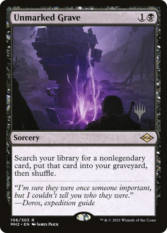 Image for Unmarked Grave (106) (Promo Pack: Murders at Karlov Manor) - Magic: The Gathering