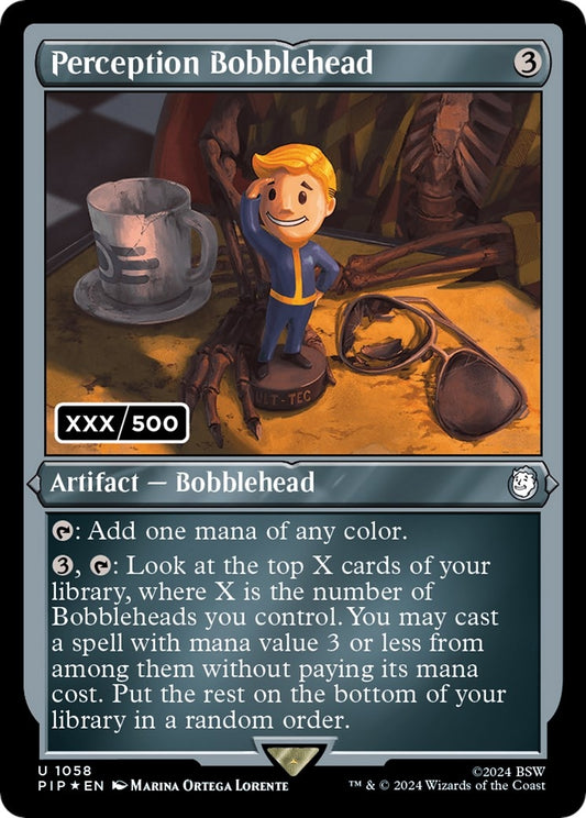 Image for Perception Bobblehead (Serial Numbered) (1058) (Universes Beyond: Fallout) - Magic: The Gathering