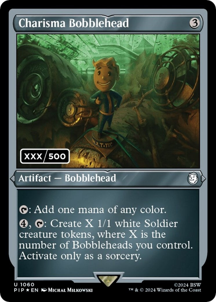 Image for Charisma Bobblehead (Serial Numbered) (1060) (Universes Beyond: Fallout) - Magic: The Gathering