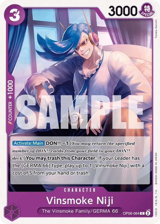 Image for Vinsmoke Niji (064) (OP06-064) (Wings of the Captain) - One Piece Card Game