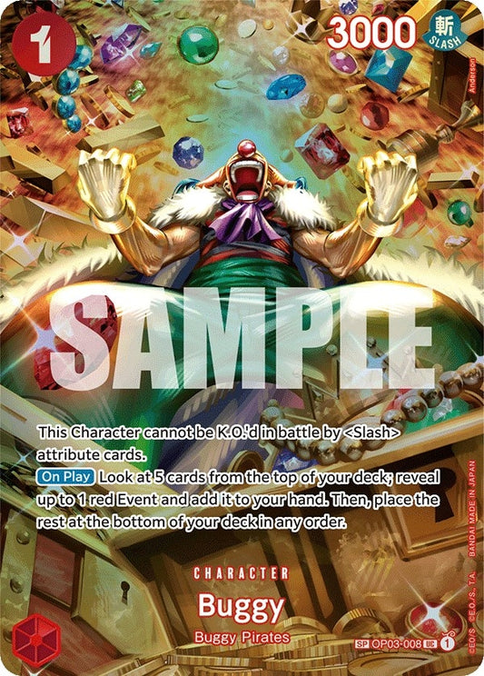 Image for Buggy (SP) (OP03-008) (Wings of the Captain) - One Piece Card Game