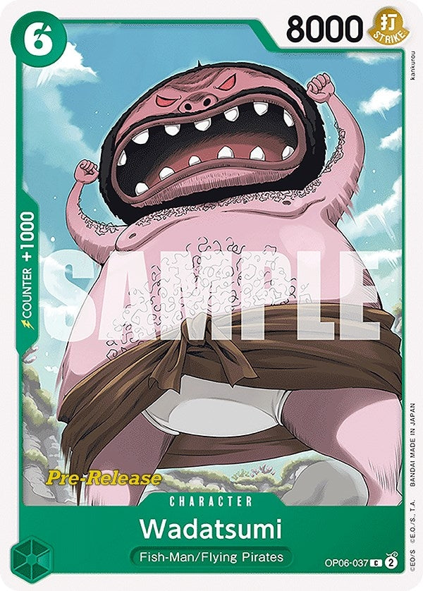Image for Wadatsumi (OP06-037) (Wings of the Captain Pre-Release Cards) - One Piece Card Game