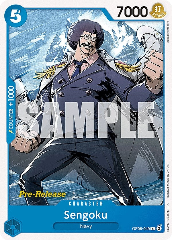 Image for Sengoku (OP06-049) (Wings of the Captain Pre-Release Cards) - One Piece Card Game