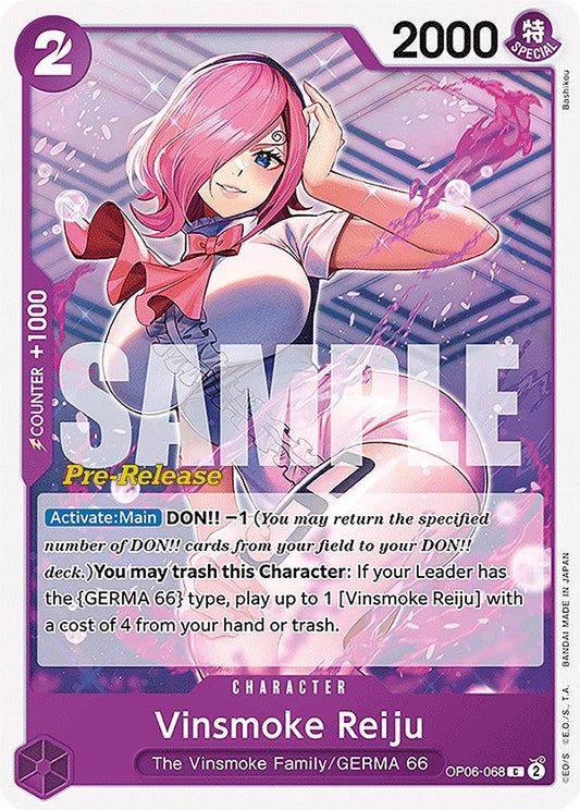 Image for Vinsmoke Reiju (068) (OP06-068) (Wings of the Captain Pre-Release Cards) - One Piece Card Game
