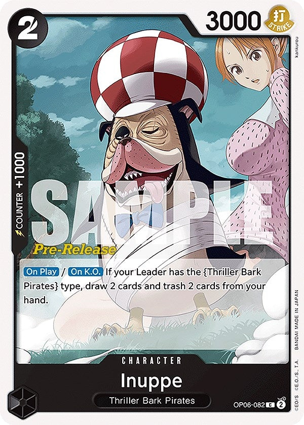 Image for Inuppe (OP06-082) (Wings of the Captain Pre-Release Cards) - One Piece Card Game