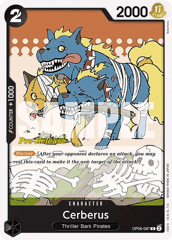 Image for Cerberus (OP06-087) (Wings of the Captain Pre-Release Cards) - One Piece Card Game