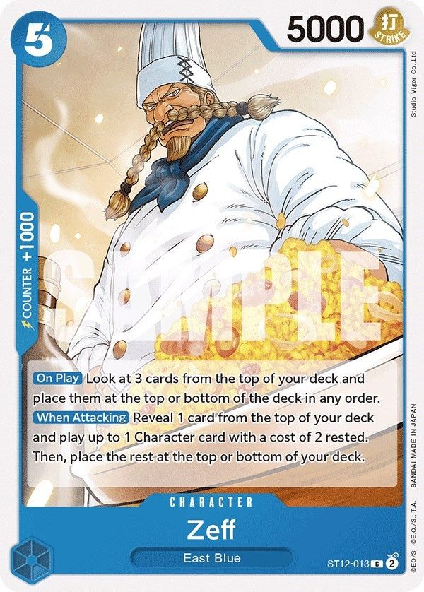 Image for Zeff (ST12-013) (Starter Deck 12: Zoro and Sanji) - One Piece Card Game