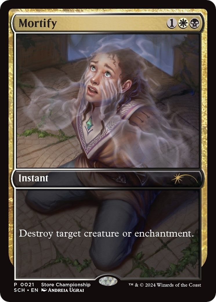 Image for Mortify (21) (Game Day & Store Championship Promos) - Magic: The Gathering