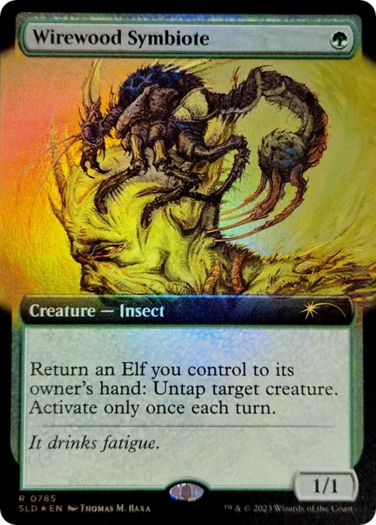 Image for Wirewood Symbiote (Extended Art) (785) (Secret Lair Drop Series) - Magic: The Gathering