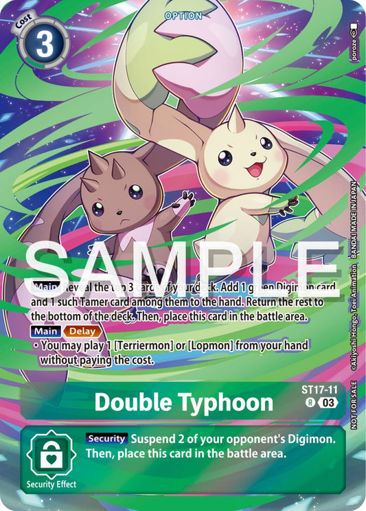 Image for Double Typhoon (Spring Break Event 2024) (ST17-11 R) (Starter Deck 17: Double Typhoon Advanced Deck Set) - Digimon Card Game