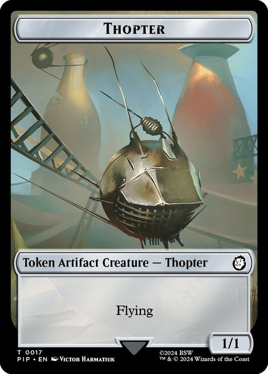 Image for Thopter // Treasure (0018) Double-Sided Token (17 // 18) (Universes Beyond: Fallout) - Magic: The Gathering