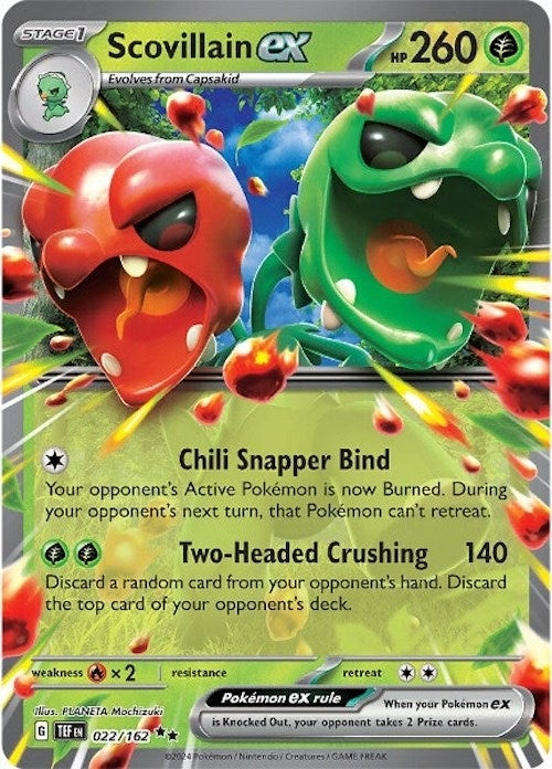 Image for Scovillain ex (022/162) (SV05: Temporal Forces) - Pokemon