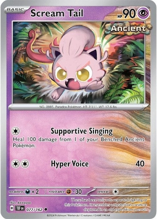Image for Scream Tail (077/162) (SV05: Temporal Forces) - Pokemon