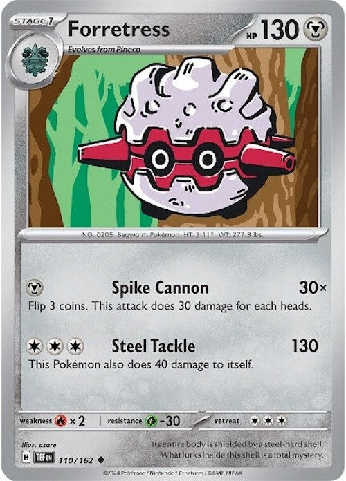 Image for Forretress (110/162) (SV05: Temporal Forces) - Pokemon