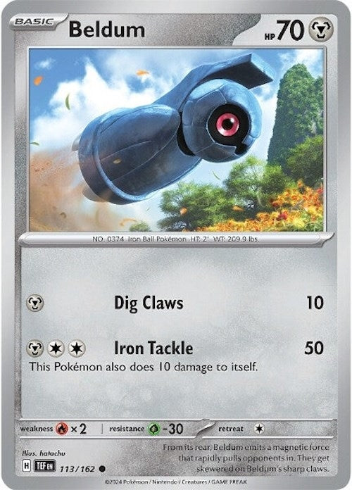 Image for Beldum (113/162) (SV05: Temporal Forces) - Pokemon