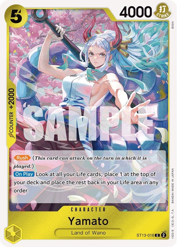 Image for Yamato (ST13-016) (Ultra Deck: The Three Brothers) - One Piece Card Game