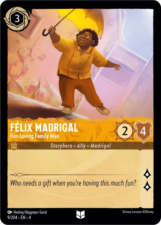 Image for Felix Madrigal - Fun-Loving Family Man (9/204) (Ursula's Return) - Disney Lorcana