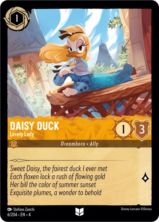 Image for Daisy Duck - Lovely Lady (6/204) (Ursula's Return) - Disney Lorcana