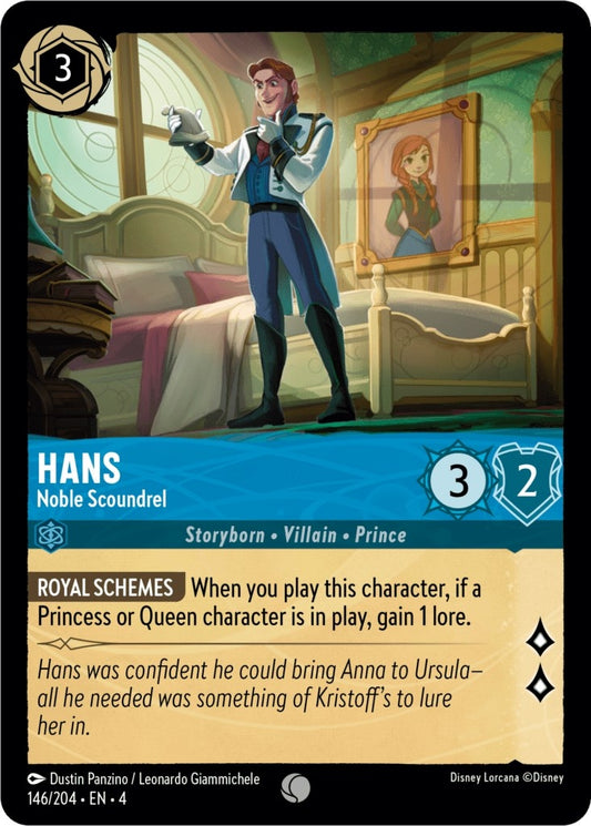 Image for Hans - Noble Scoundrel (146/204) (Ursula's Return) - Disney Lorcana