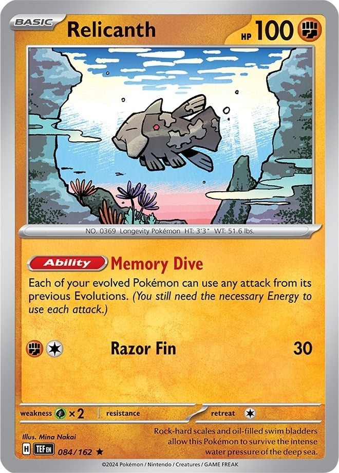 Image for Relicanth (084/162) (Deck Exclusives) - Pokemon