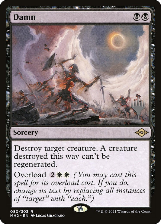 Image for Damn (80) (Promo Pack: Murders at Karlov Manor) - Magic: The Gathering