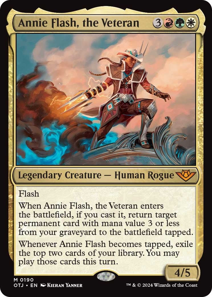 Image for Annie Flash, the Veteran (190) (Outlaws of Thunder Junction) - Magic: The Gathering