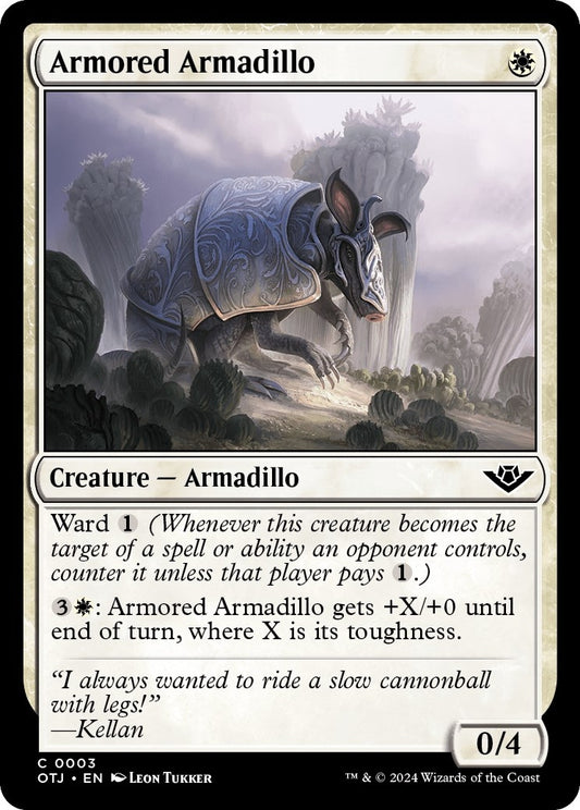 Image for Armored Armadillo (3) (Outlaws of Thunder Junction) - Magic: The Gathering