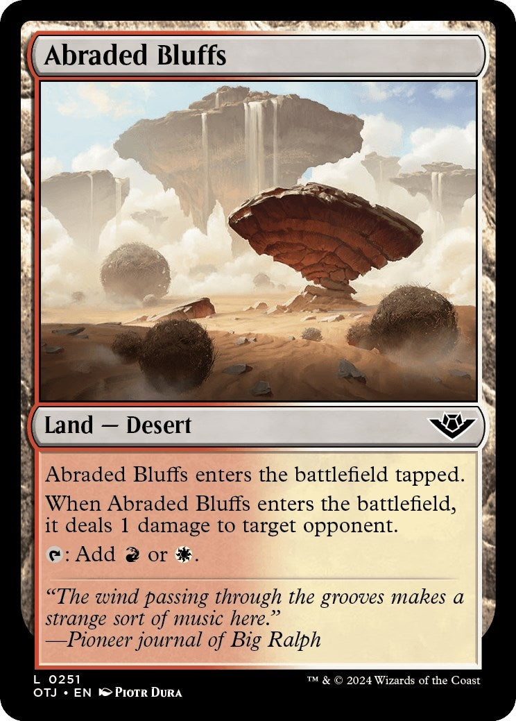 Image for Abraded Bluffs (251) (Outlaws of Thunder Junction) - Magic: The Gathering