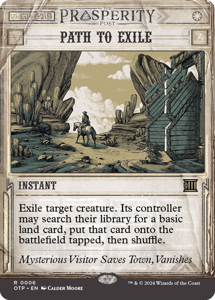 Image for Path to Exile (6) (Outlaws of Thunder Junction: Breaking News) - Magic: The Gathering