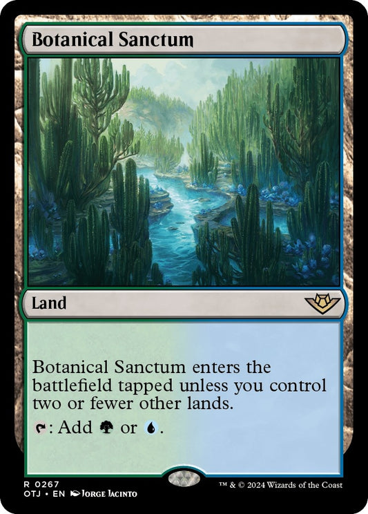 Image for Botanical Sanctum (267) (Outlaws of Thunder Junction) - Magic: The Gathering