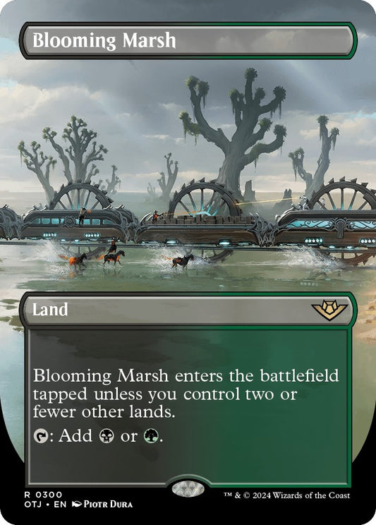 Image for Blooming Marsh (Borderless) (300) (Outlaws of Thunder Junction) - Magic: The Gathering