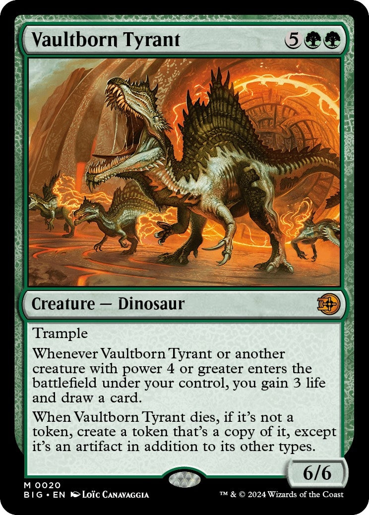 Image for Vaultborn Tyrant (20) (Outlaws of Thunder Junction: The Big Score) - Magic: The Gathering