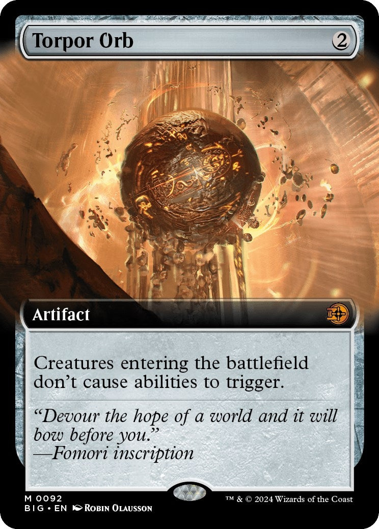 Image for Torpor Orb (Extended Art) (92) (Outlaws of Thunder Junction: The Big Score) - Magic: The Gathering