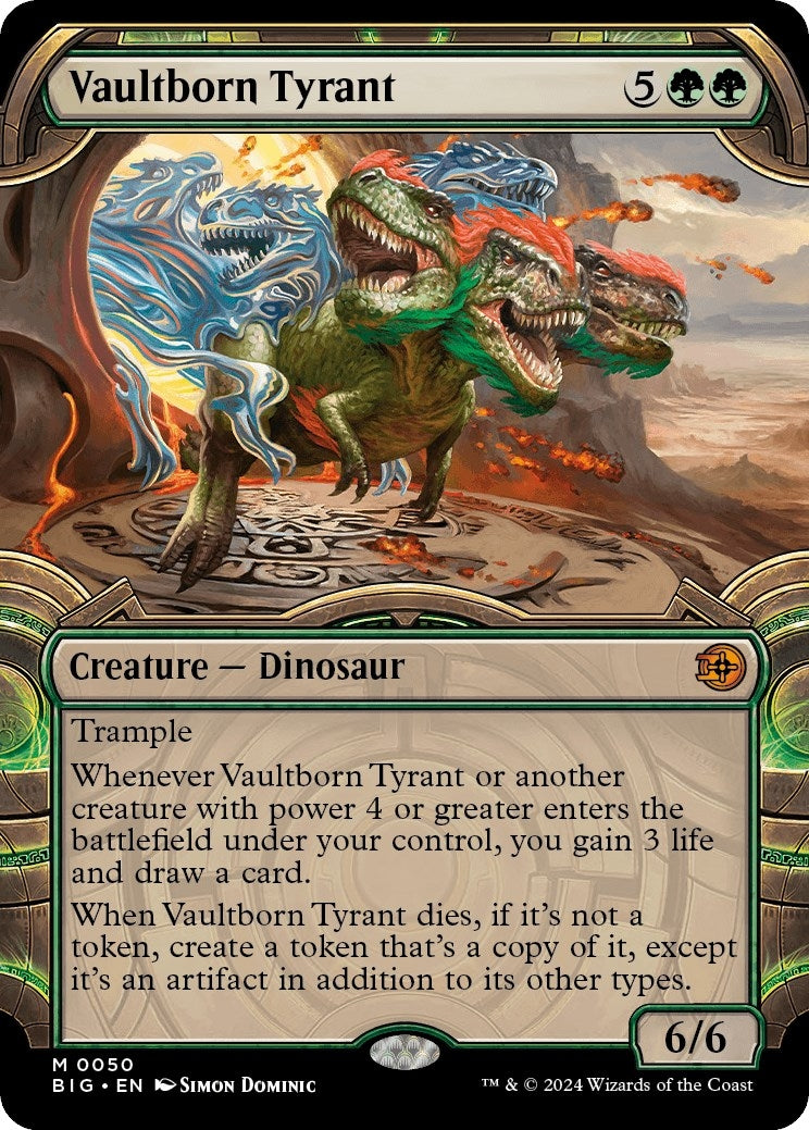 Image for Vaultborn Tyrant (Showcase) (50) (Outlaws of Thunder Junction: The Big Score) - Magic: The Gathering