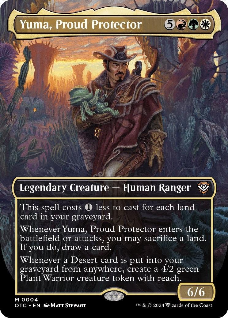 Image for Yuma, Proud Protector (Borderless) (4) (Commander: Outlaws of Thunder Junction) - Magic: The Gathering