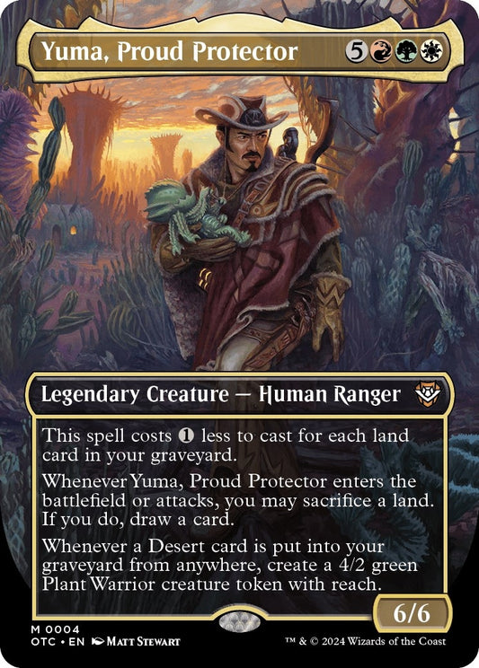 Image for Yuma, Proud Protector (Borderless) (4) (Commander: Outlaws of Thunder Junction) - Magic: The Gathering