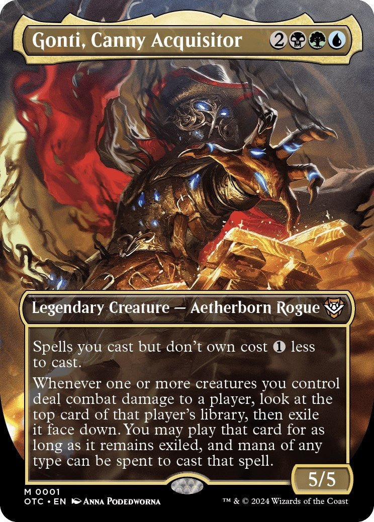 Image for Gonti, Canny Acquisitor (Borderless) (1) (Commander: Outlaws of Thunder Junction) - Magic: The Gathering