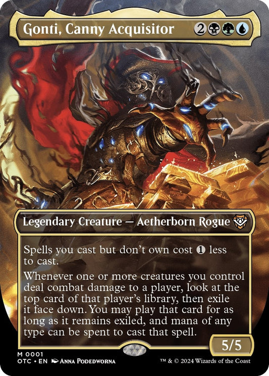 Image for Gonti, Canny Acquisitor (Borderless) (1) (Commander: Outlaws of Thunder Junction) - Magic: The Gathering