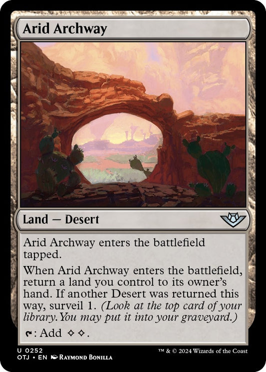 Image for Arid Archway (252) (Outlaws of Thunder Junction) - Magic: The Gathering
