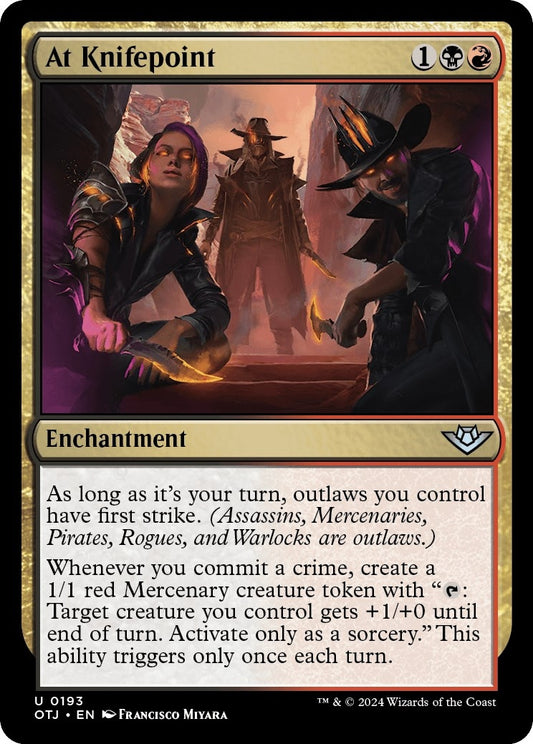 Image for At Knifepoint (193) (Outlaws of Thunder Junction) - Magic: The Gathering