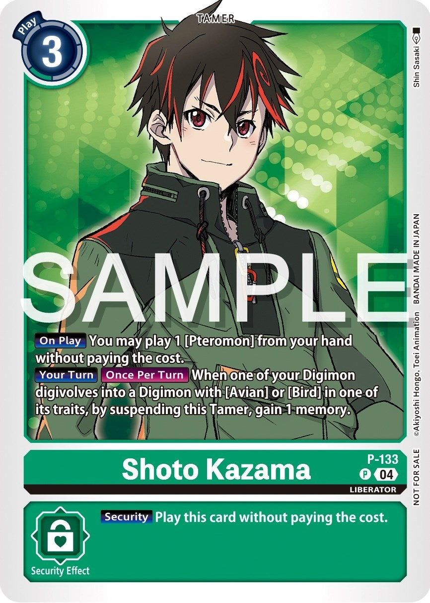 Image for Shoto Kazama (P-133 P) (Digimon Promotion Cards) - Digimon Card Game