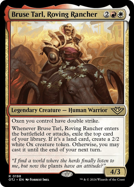 Image for Bruse Tarl, Roving Rancher (198) (Outlaws of Thunder Junction) - Magic: The Gathering