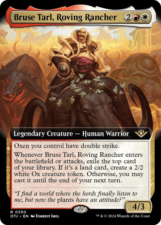 Image for Bruse Tarl, Roving Rancher (Extended Art) (350) (Outlaws of Thunder Junction) - Magic: The Gathering