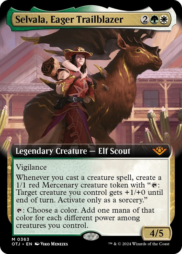 Image for Selvala, Eager Trailblazer (Extended Art) (363) (Outlaws of Thunder Junction) - Magic: The Gathering