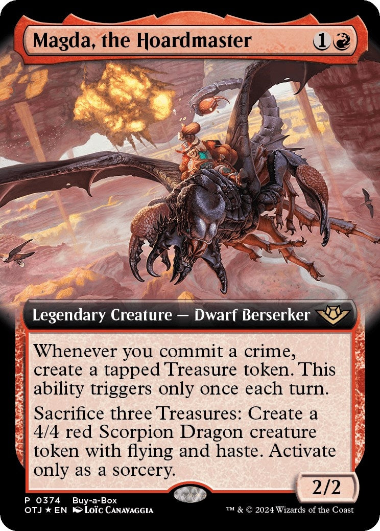 Image for Magda, the Hoardmaster (Extended Art) (374) (Buy-A-Box Promos) - Magic: The Gathering