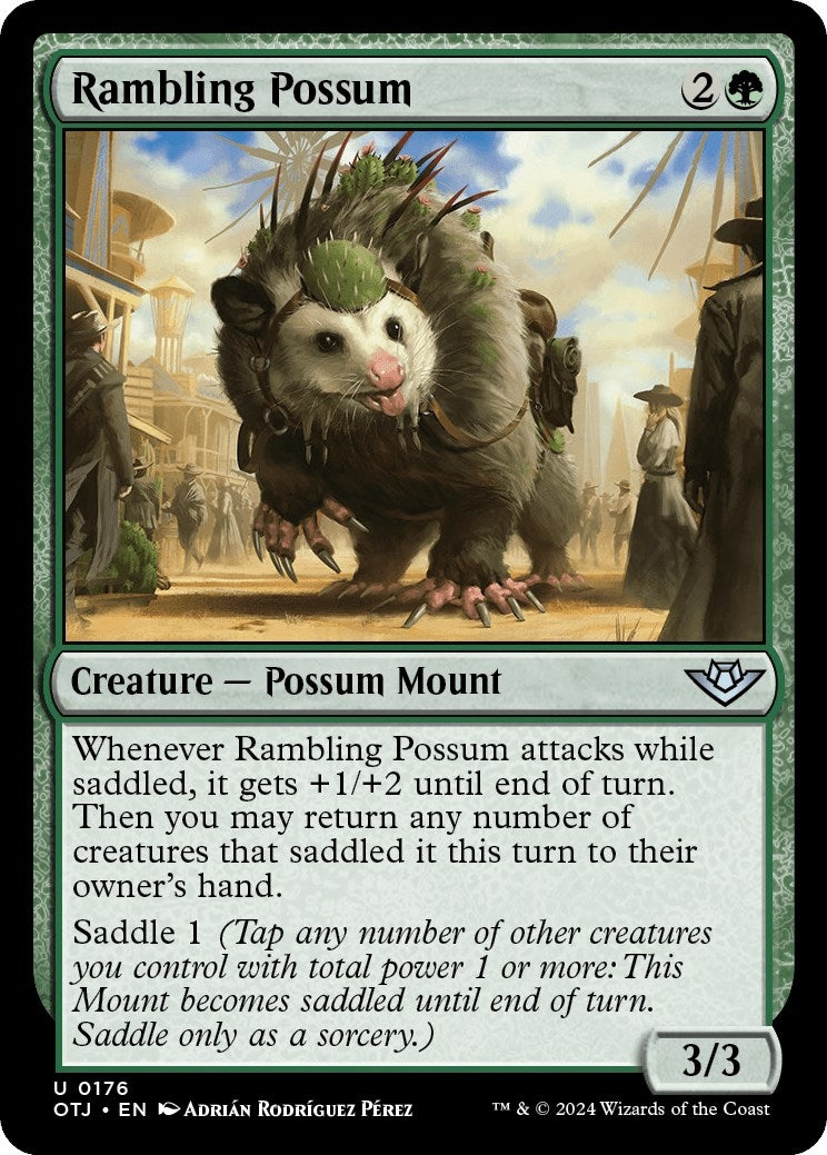 Image for Rambling Possum (176) (Outlaws of Thunder Junction) - Magic: The Gathering