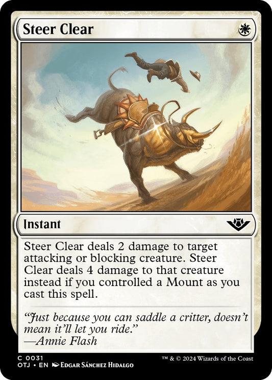 Image for Steer Clear (31) (Outlaws of Thunder Junction) - Magic: The Gathering