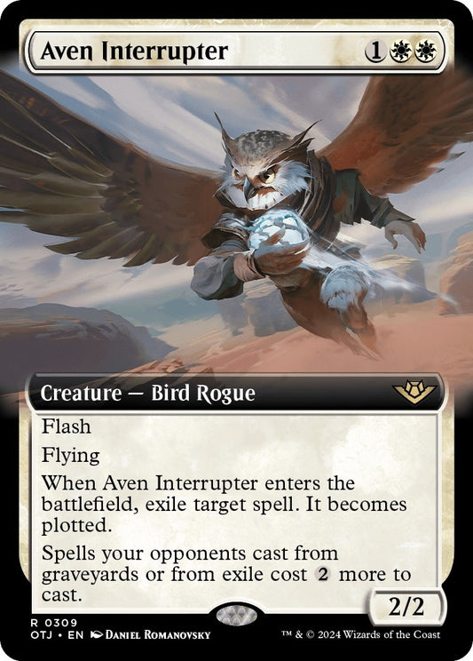 Image for Aven Interrupter (Extended Art) (309) (Outlaws of Thunder Junction) - Magic: The Gathering